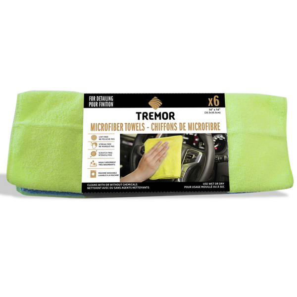 Chiffons en microfibre 6-Pack